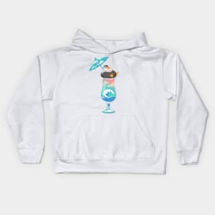 Summer cocktail 3 Kids Hoodie